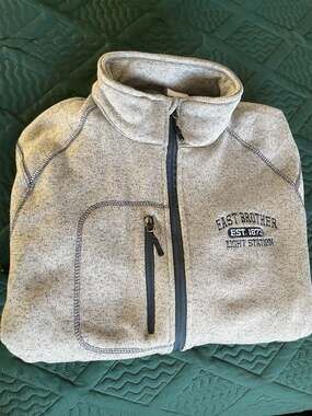 Embroidered East Brother Light Station Crazy Apparel Fleece